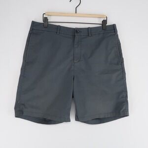 Hill City Everyday Tech Shorts Mens 34 Gray Water Repellent Stretch Chino